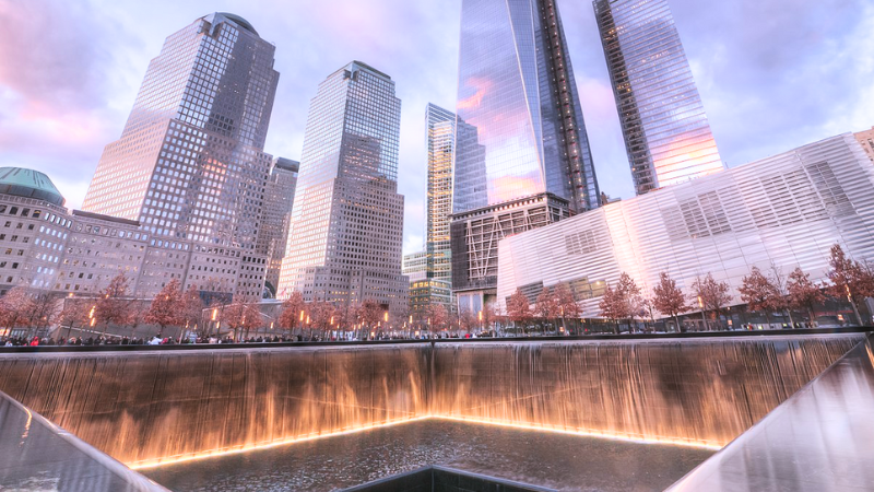 9-11 Memorial Pool New York City 
